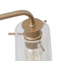 Modern Lighting LNC Linear Clear Glass Vanity-4 Lights