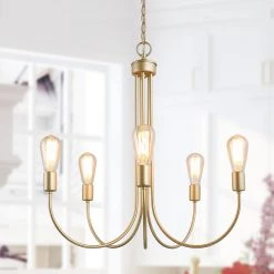 Uolfin Lighting LNC Slim Chandelier - 5 Lights-Clearance