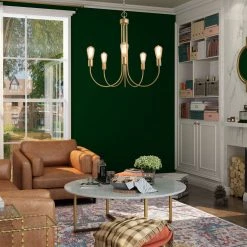 Uolfin Lighting LNC Slim Chandelier - 5 Lights-Clearance