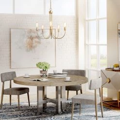 Uolfin Lighting LNC Slim Chandelier - 5 Lights-Clearance