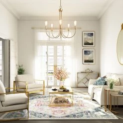 Uolfin Lighting LNC Slim Chandelier - 5 Lights-Clearance