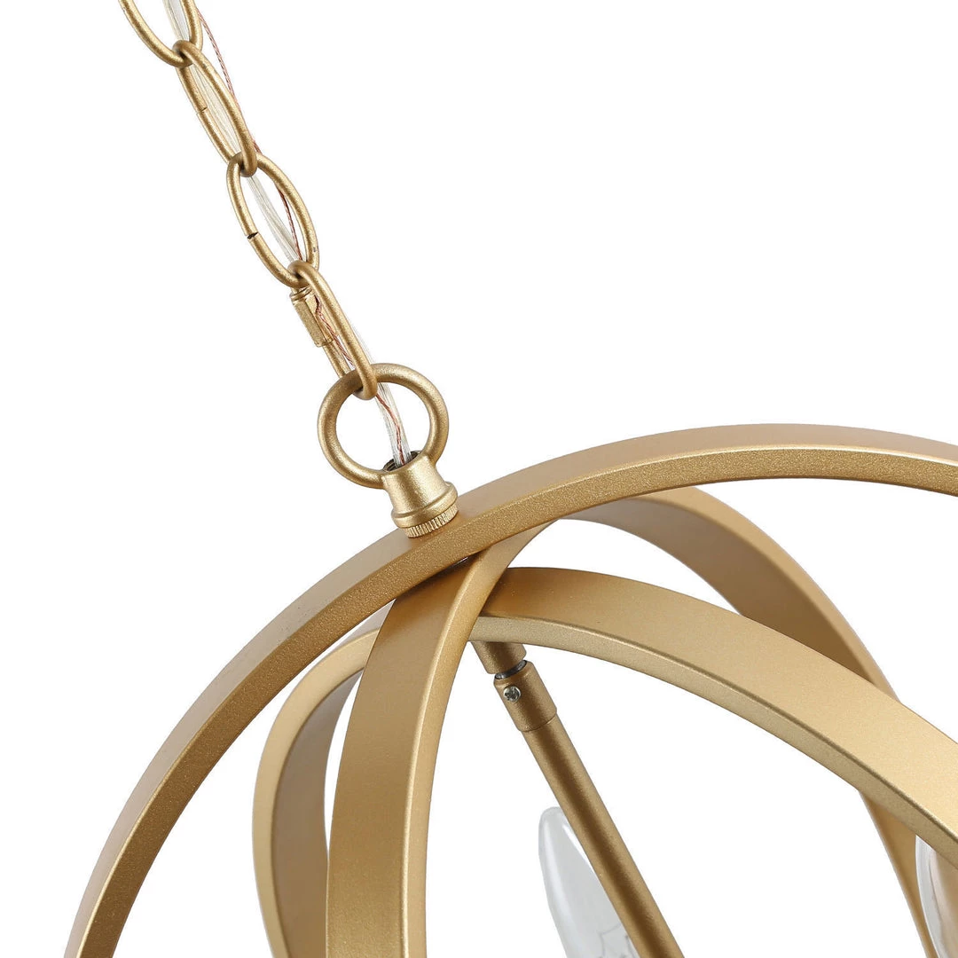 Hot Sale LNC Modern Gold Orb Chandeliers- 3 Lights 10 Hot Sale LNC Modern Gold Orb Chandeliers- 3 Lights