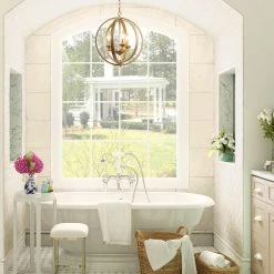 Hot Sale LNC Modern Gold Orb Chandeliers- 3 Lights 17 Hot Sale LNC Modern Gold Orb Chandeliers- 3 Lights