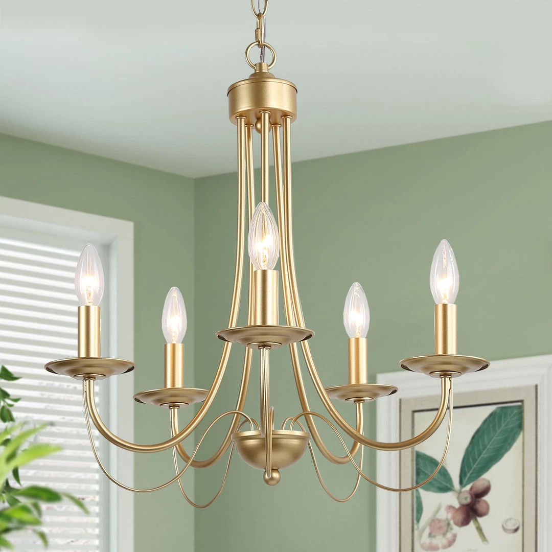 LNC Modern French Country Style Chandelier-6 Lights 3 LNC Modern French Country Style Chandelier-6 Lights