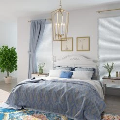 Uolfin LNC Gold Geometric Chandelier - 4 Lights