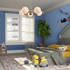 Uolfin LNC Cream And Rosegold Chandelier Lighting