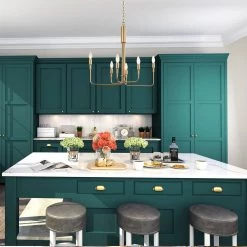 LNC Modern French Parlor Chandelier-6 Lights