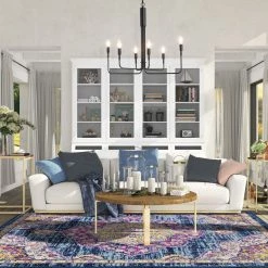 LNC Modern French Parlor Chandelier-6 Lights