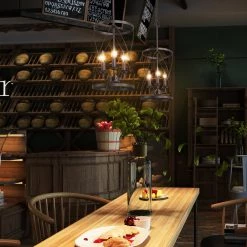 LNC Cylindrical Drum Chandelier - 3 Lights-Open Box 14 LNC Cylindrical Drum Chandelier - 3 Lights-Open Box