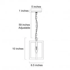 LNC Geometric Pendant Light - 1 Light Hot Sale