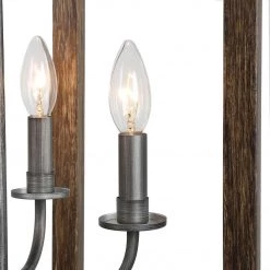 LNC Square Frame Chandeliers - 4 Lights 19 LNC Square Frame Chandeliers - 4 Lights