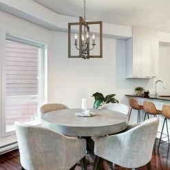 LNC Square Frame Chandeliers - 4 Lights 15 LNC Square Frame Chandeliers - 4 Lights