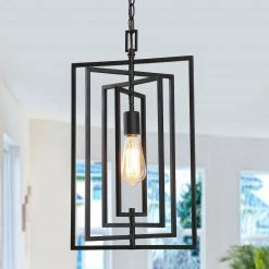Modern LNC Geometric Pendant Light - 1 Light