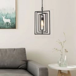 Modern LNC Geometric Pendant Light - 1 Light