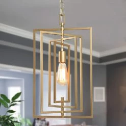 Modern LNC Geometric Pendant Light - 1 Light