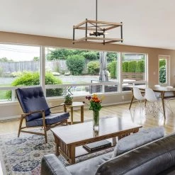 Uolfin LNC Geometric Box Chandelier-Clearance