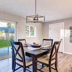 Uolfin LNC Geometric Box Chandelier-Clearance