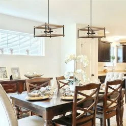 Uolfin LNC Geometric Box Chandelier-Clearance