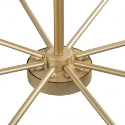 Modern LNC Simple Gold Metal Chandelier - 8 Lights