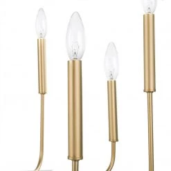 Modern LNC Simple Gold Metal Chandelier - 8 Lights