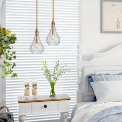 LNC Modern Water-drop Pendant Lighting 14 LNC Modern Water-drop Pendant Lighting