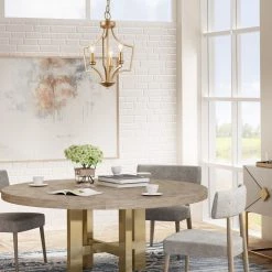 Lighting LNC Gold Metal Modern Hanging Light-3 Lights