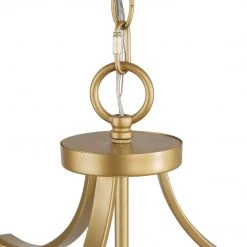 Hot Sale LNC Gold Modern Lantern Chandelier-5 Lights