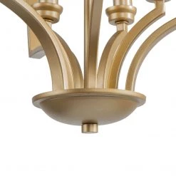 Hot Sale LNC Gold Modern Lantern Chandelier-5 Lights