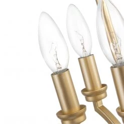 Hot Sale LNC Gold Modern Lantern Chandelier-5 Lights