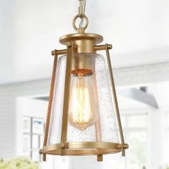 LNC Metal Wired Cage Pendant-Clearance Lighting
