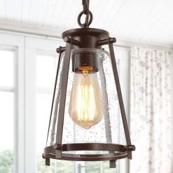 LNC Metal Wired Cage Pendant-Clearance Lighting