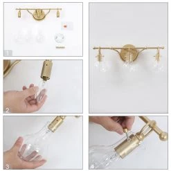 LNC Modern Vanity Light-3 Lights Lighting 21 LNC Modern Vanity Light-3 Lights Lighting