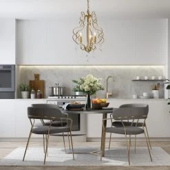 Hot Sale LNC Modern French Chandelier-3 Lights