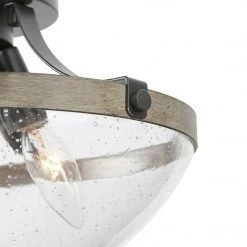 LNC Glass Semi-flush Mount Ceiling Light