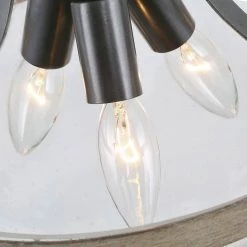 LNC Glass Semi-flush Mount Ceiling Light