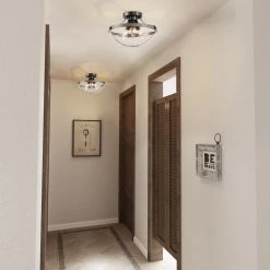 LNC Glass Semi-flush Mount Ceiling Light