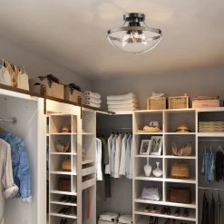 LNC Glass Semi-flush Mount Ceiling Light