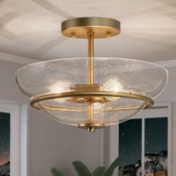 Modern LNC Flush Mount Glass Light Hot Sale