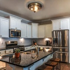 Hot Sale LNC Flush Mount Ceiling Light-3 Lights