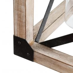 LNC Wood And Metal Chandelier-Open Box Lighting