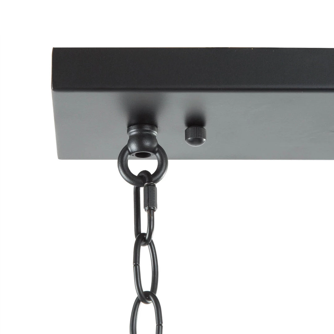 LNC Rectangle Wood Chandelier-Open Box 13 LNC Rectangle Wood Chandelier-Open Box