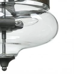 LNC Modern Drum-shaped Glass Chandelier-3 Lights Hot Sale