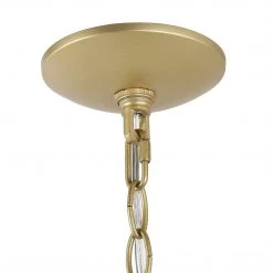 Hot Sale LNC Modern Gold Glass Chandelier-2 Lights