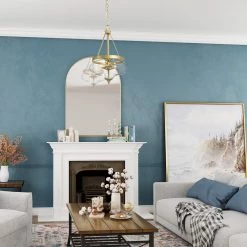 Hot Sale LNC Modern Gold Glass Chandelier-2 Lights