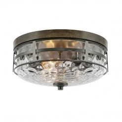 Uolfin Lighting LNC Glass Modern Flush-mount Light