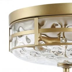 LNC Gold Glass Modern Flush-mount Light Hot Sale