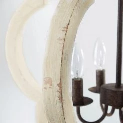 LNC Mini Cage Chandelier-4 Lights-Clearance Lighting