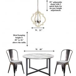 LNC Mini Cage Chandelier-4 Lights-Clearance Lighting