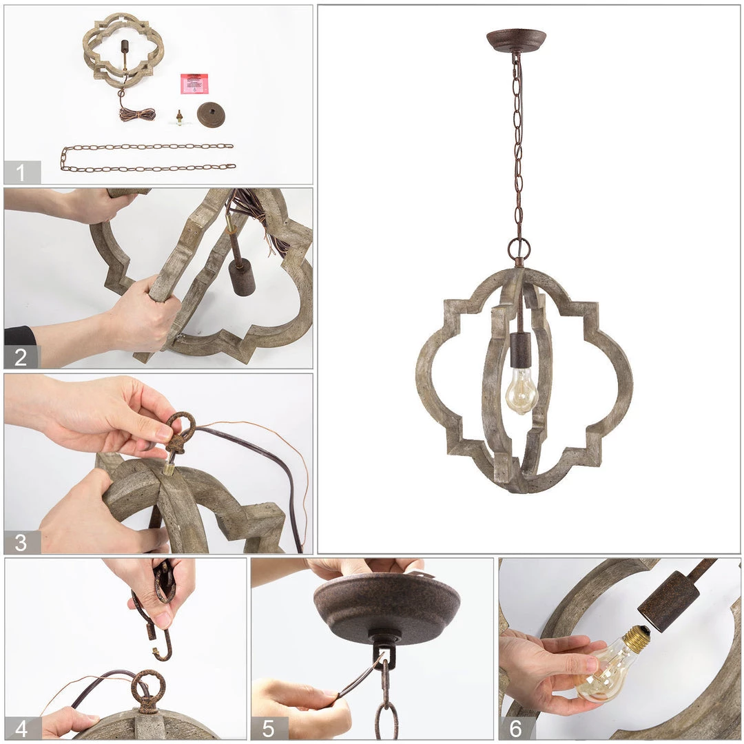 Hot Sale LNC Rustic Farmhouse Wood Pendant 14 Hot Sale LNC Rustic Farmhouse Wood Pendant