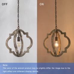 Hot Sale LNC Rustic Farmhouse Wood Pendant 22 Hot Sale LNC Rustic Farmhouse Wood Pendant